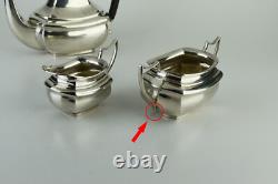 Antique 1920 EPNS Nickel Silver Plate Tea/Coffee Pot Set