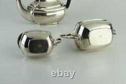 Antique 1920 EPNS Nickel Silver Plate Tea/Coffee Pot Set