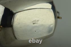 Antique 1920 EPNS Nickel Silver Plate Tea/Coffee Pot Set