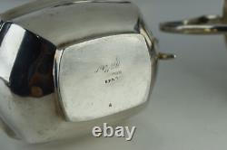 Antique 1920 EPNS Nickel Silver Plate Tea/Coffee Pot Set