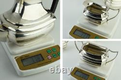 Antique 1920 EPNS Nickel Silver Plate Tea/Coffee Pot Set