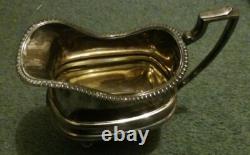 Antique 1920's Daniel & Arter Silver Plate 3 Piece Tea Pot Set. Made Birmingham