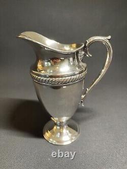 Antique 1930s Castleton Int. Silver Co Sterling Silver Plated Coffee/Tea Set
