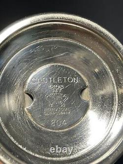 Antique 1930s Castleton Int. Silver Co Sterling Silver Plated Coffee/Tea Set