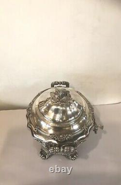 Antique 19 C English Silver Plate Sheffield Coffee /Tea Hot Urn Smaovar