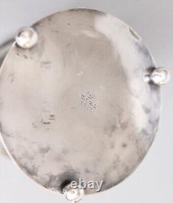 Antique 19th Century English Sheffield Silver Plate Tea Caddy Biscuit Barrel Box