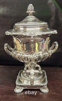 Antique 19th Century Regency Samovar, Old Sheffield Plate, Matthew Boulton & Co