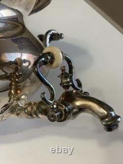 Antique 19th Century Regency Samovar, Old Sheffield Plate Tea Urn -Missing base