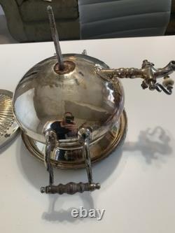 Antique 19th Century Regency Samovar, Old Sheffield Plate Tea Urn -Missing base
