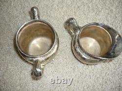 Antique 3 Pc. Reed & Barton Silver Plate Tea Set/ Very Nice