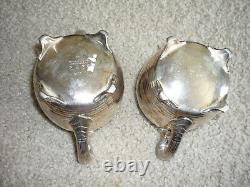 Antique 3 Pc. Reed & Barton Silver Plate Tea Set/ Very Nice