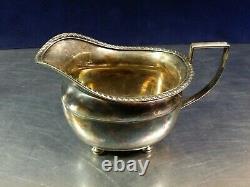 Antique 4 Piece Elkington 38002 Cardinal Plate Silver Soldered Tea & Coffee Set