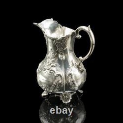 Antique 4 Piece Tea Service, English, Silver Plate, Coffee Pot, Edwardian, 1910