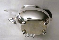 Antique 5 Pc Coffee Tea Set IFS Sheffield Silver Plate Art Deco no Tray