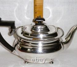 Antique 5 Pc Coffee Tea Set IFS Sheffield Silver Plate Art Deco no Tray