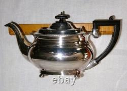 Antique 5 Pc Coffee Tea Set IFS Sheffield Silver Plate Art Deco no Tray