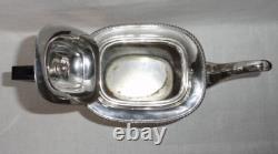 Antique 5 Pc Coffee Tea Set IFS Sheffield Silver Plate Art Deco no Tray