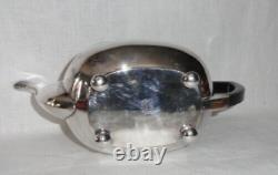 Antique 5 Pc Coffee Tea Set IFS Sheffield Silver Plate Art Deco no Tray