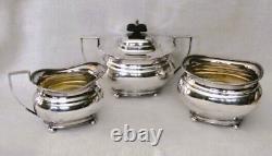 Antique 5 Pc Coffee Tea Set IFS Sheffield Silver Plate Art Deco no Tray