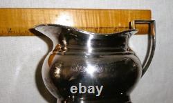 Antique 5 Pc Coffee Tea Set IFS Sheffield Silver Plate Art Deco no Tray