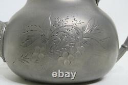 Antique 6 Piece Quadruple Plate No. 2014 Tea/Coffee Set Homan Silverplate Co