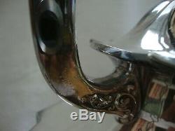 Antique American Silver Plate Large Spirit Kettle Tea Pot Rogers Smith Meriden