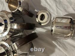 Antique Art Deco L'ECUYER Orfèvre, Paris Tea Coffee Set France Wood Silverplate