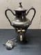Antique Barbour Quadruple Silver Plate Samovar Hot Water Tea Coffee Urn #2435