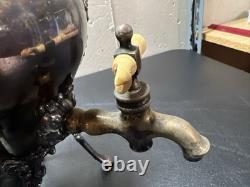 Antique BARBOUR Quadruple Silver Plate Samovar Hot Water Tea Coffee Urn #2435