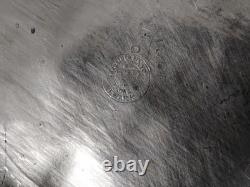 Antique BJ Benjamin W Mayo Co Silver Plate Aesthetic Birds Sunflowers Tea Pot