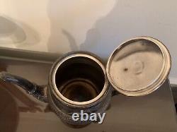 Antique Barbour Victorian Silver Plate Hand Chased EPNS 5 Piece Tea Set Repousse