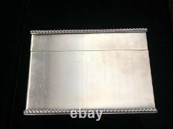 Antique Barker Ellis England Silver Plate Tea Caddy Box 15 Oz