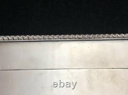 Antique Barker Ellis England Silver Plate Tea Caddy Box 15 Oz