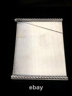 Antique Barker Ellis England Silver Plate Tea Caddy Box 15 Oz