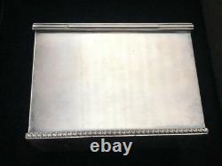 Antique Barker Ellis England Silver Plate Tea Caddy Box 15 Oz