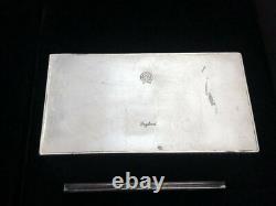 Antique Barker Ellis England Silver Plate Tea Caddy Box 15 Oz