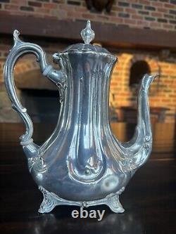 Antique CharsOwen 1853-1863 Sheffield Silver Plate Tea/Coffee Pot Charles Owen