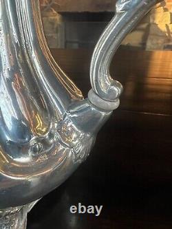 Antique CharsOwen 1853-1863 Sheffield Silver Plate Tea/Coffee Pot Charles Owen