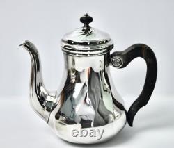 Antique Christofle Silver Plate Tea and Coffee Pot Set (4) excellent condition Antique Christofle Silver Plate Tea and Coffee Pot Set (4) excellent condition