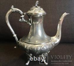 Antique Coffee Pot Master Victor Saglier Tea France Lid Handle Rare 1809 19th
