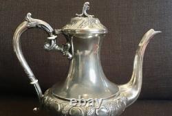 Antique Coffee Pot Master Victor Saglier Tea France Lid Handle Rare 1809 19th