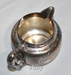 Antique Colonial Silver Co. Quadruple Silver Plate Tea Set 4 Pcs. Victorian Era