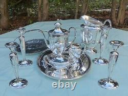 Antique Community Grosvenor Silver Plated Tea/Coffee Set