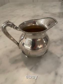 Antique Complete 5 Piece Silver-Plate Tea/Coffee Set-SHEETS R. S. CO. 1875/1402