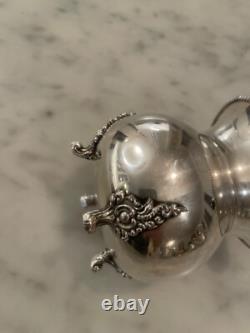 Antique Complete 5 Piece Silver-Plate Tea/Coffee Set-SHEETS R. S. CO. 1875/1402