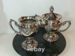 Antique Continental Silver Plate 3 Pc Coffee Tea Set MINT & No Hallmarks Ex