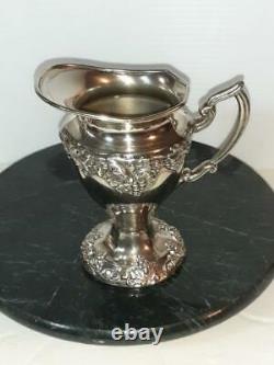 Antique Continental Silver Plate 3 Pc Coffee Tea Set MINT & No Hallmarks Ex