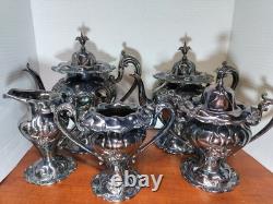 Antique Derby Silver Co. Tea Set. Victorian/Art Nouveau. #1604 Collection