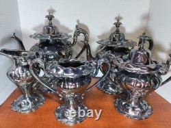 Antique Derby Silver Co. Tea Set. Victorian/Art Nouveau. #1604 Collection