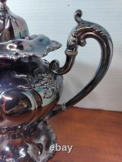 Antique Derby Silver Co. Tea Set. Victorian/Art Nouveau. #1604 Collection